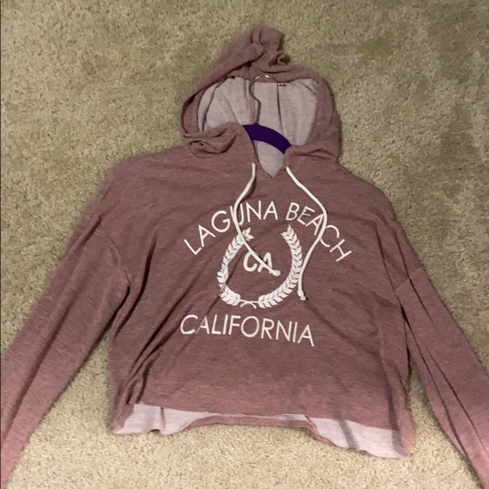 cropped hoodie